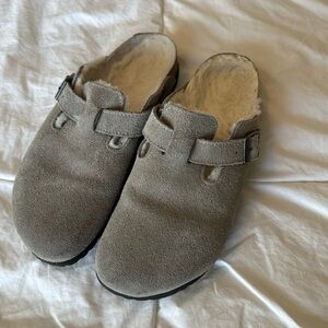 Birkenstock Shearling Clogs